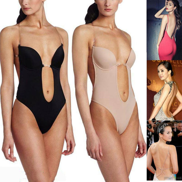 Soutien-Gorge gainant. Dos nu plongeant