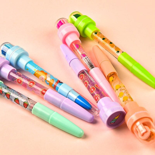 Stylo à bille soufflant magique pour enfants