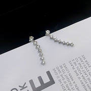 Clous d'oreilles diamant sept étoiles