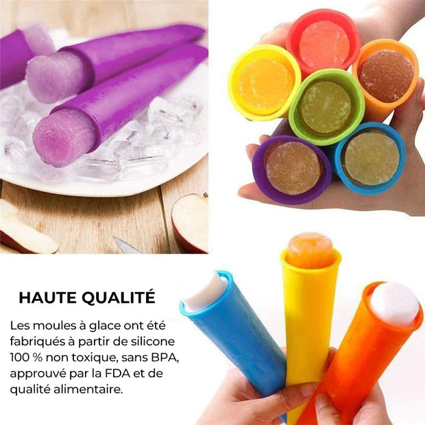 🌈✨Moule à Glace en Silicone Coloré