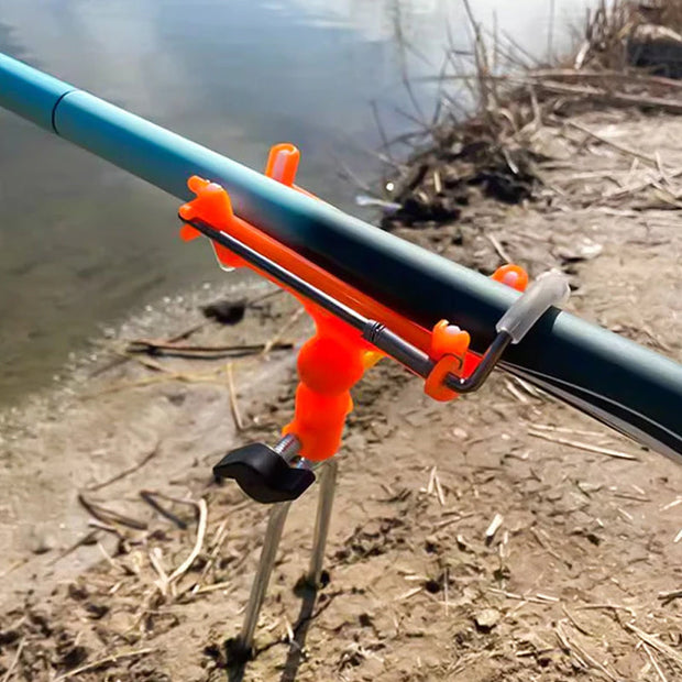 Support de Tourelle Auto-bloquante pour Canne à Pêche