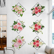 Sticker mural plante verte 3D