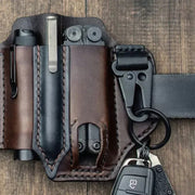 Gaine en Cuir à Boucle de Ceinture Multi-outils EDC