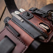 Gaine en Cuir à Boucle de Ceinture Multi-outils EDC