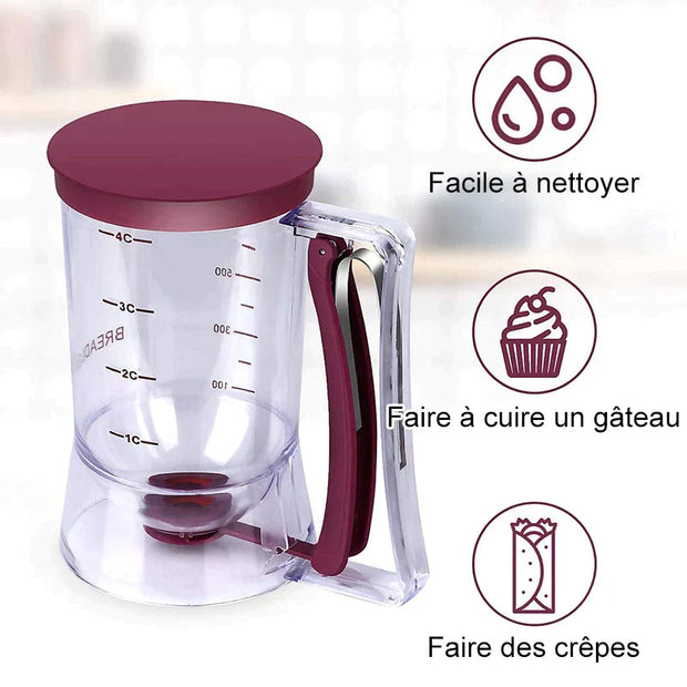 🌈✨Distributeur de Pâte Intelligent à Crêpes et à Cupcakes