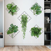 Sticker mural plante verte 3D