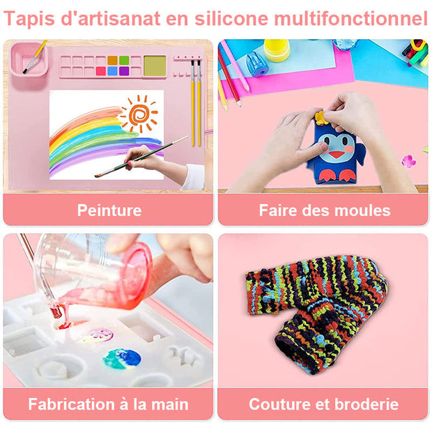 Tapis de Peinture en Silicone