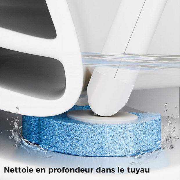 Système de nettoyage des toilettes à usage unique