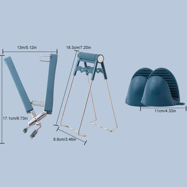 Ensemble de clips créatifs anti-brûlure