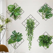 Sticker mural plante verte 3D