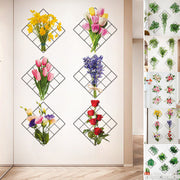 Sticker mural plante verte 3D